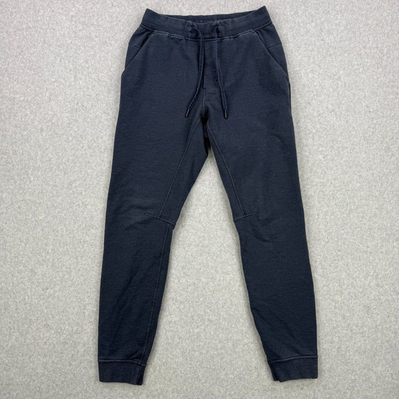 Lululemon Joggers Mens Small Blue French Terry City‎ Sweat Gym Active 28" Inseam - Picture 1 of 13